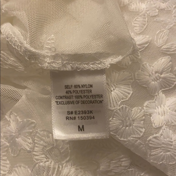 ETOPHE STUDIOS White Lace Komono With Satin Cord - Picture 5 of 6